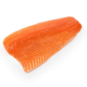 Laxfilé med skinn